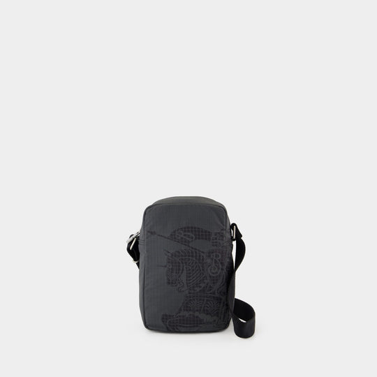 Sac À Bandoulière Ripstop - Burberry - Nylon - Gris