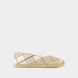 Espadrilles Lf Mews - Burberry - Lin - Beige
