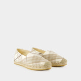 Espadrilles Lf Mews - Burberry - Lin - Beige