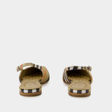 Sandales Lf Birdie 05 - Burberry - Synthétique - Beige