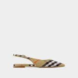 Sandales Lf Birdie 05 - Burberry - Synthétique - Beige