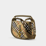 Sac À Bandoulière Small B-Clip Messenger - Burberry - Synthétique - Beige