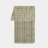 Écharpe Ekd Check - Burberry - Laine - Vert