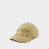 Casquette - Burberry - Coton - Beige