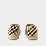 Espadrilles Lf Mews - Burberry - Lin - Beige