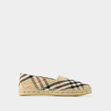 Espadrilles Lf Mews - Burberry - Lin - Beige