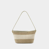 Sac Porté Épaule Simple W56 - Burberry - Synthétique - Beige