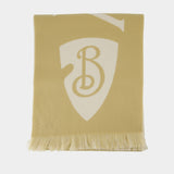 Écharpe - Burberry - Laine - Beige