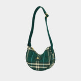 Sac À Bandoulière Ll Horseshoe - Burberry - Nylon - Vert