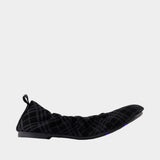 Ballerines Baby - Burberry - Cuir - Noir