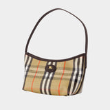 Sac Porté Épaule Highlands - Burberry - Coton - Beige