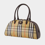 Sac À Main Ll Highlands Bowling - Burberry - Coton - Beige
