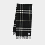 Écharpe Giant Check - Burberry - Laine - Noir