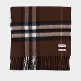 Écharpe Giant Check - Burberry - Laine - Marron