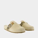 Mules Lf Urchin - Burberry - Cuir - Blanc