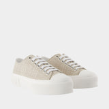 Sneakers  Jack L Low - Burberry - Coton - Blanc