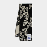 Écharpe Mu B Shield - Burberry - Laine - Noir