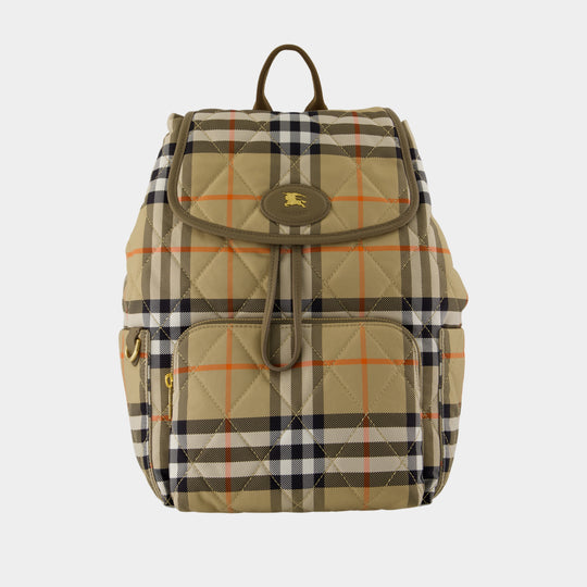 Sac À Dos Horseshoe S21 - Burberry - Nylon - Beige