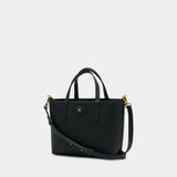 Cabas Ll Mini Reversible - Burberry - Cuir - Noir