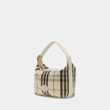 Sac À Main Ll Highlands Mini Duffle - Burberry - Coton - Beige