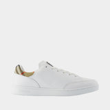 Sneakers Lf Set - Burberry - Cuir - Blanc