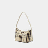 Sac À Main Ls Highlands Baguette - Burberry - Coton - Multi