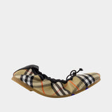 Ballerines Lf Fawn 05 Check - Burberry - Synthétique - Multi