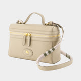 Trousse De Toilette C&L - Burberry - Cuir - Beige