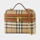 Sac À Bandoulière Ls Mini Vanity - Burberry - Synthétique - Beige