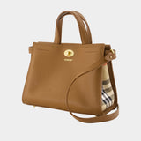 Cabas Ll Mini Cotswolds - Burberry - Cuir - Marron
