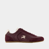 Sneakers Lf Knight L - Burberry - Cuir - Bordeaux