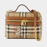 Sac À Bandoulière Ls Mini Vanity Lc0 - Burberry - Synthétique - Beige
