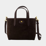 Sac À Main Ll Mini Reversible - Burberry - Synthétique - Marron