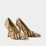 Escarpins Lf Dame 90 - Burberry - Synthétique - Multi