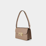 Sac À Bandoulière The Dorian - Victoria Beckham - Cuir - Beige