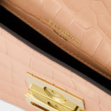 Sac À Main The Nano Dorian - Victoria Beckham - Cuir - Rose