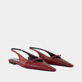 Sandales - Victoria Beckham - Cuir - Bordeaux