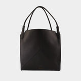 Sac Porté Épaule Victoria - Victoria Beckham - Cuir - Noir