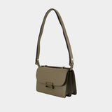 Sac À Bandoulière Tonal Mini Dorian - Victoria Beckham - Cuir - Kaki