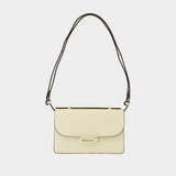 Sac À Bandoulière Tonal Mini Dorian - Victoria Beckham - Cuir - Blanc