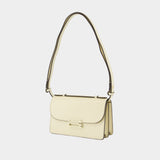 Sac À Bandoulière Tonal Mini Dorian - Victoria Beckham - Cuir - Blanc
