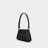 Sac Porté Épaule Jeanne B - Casablanca - Cuir - Noir