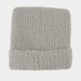 Bonnet Fluffy Square - Casablanca - Nylon - Gris
