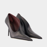 Escarpins Sloan Sculptural 100 - Victoria Beckham - Cuir - Noir