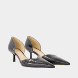 Escarpins Victoria Angle D'Orsay 55 - Victoria Beckham - Cuir - Noir