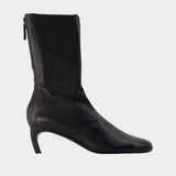 Bottes Harlow Mid 55 - Victoria Beckham - Cuir - Noir