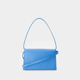 Sac Porté Épaule Mini Folder - Coperni - Cuir - Bleu