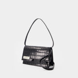 Sac Porté Épaule Mini Folder - Coperni - Cuir - Noir