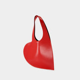 Cabas Mini Heart - Coperni - Cuir - Rouge