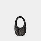 Sac À Main Mini Swipe - Coperni - Synthétique - Noir/Argenté